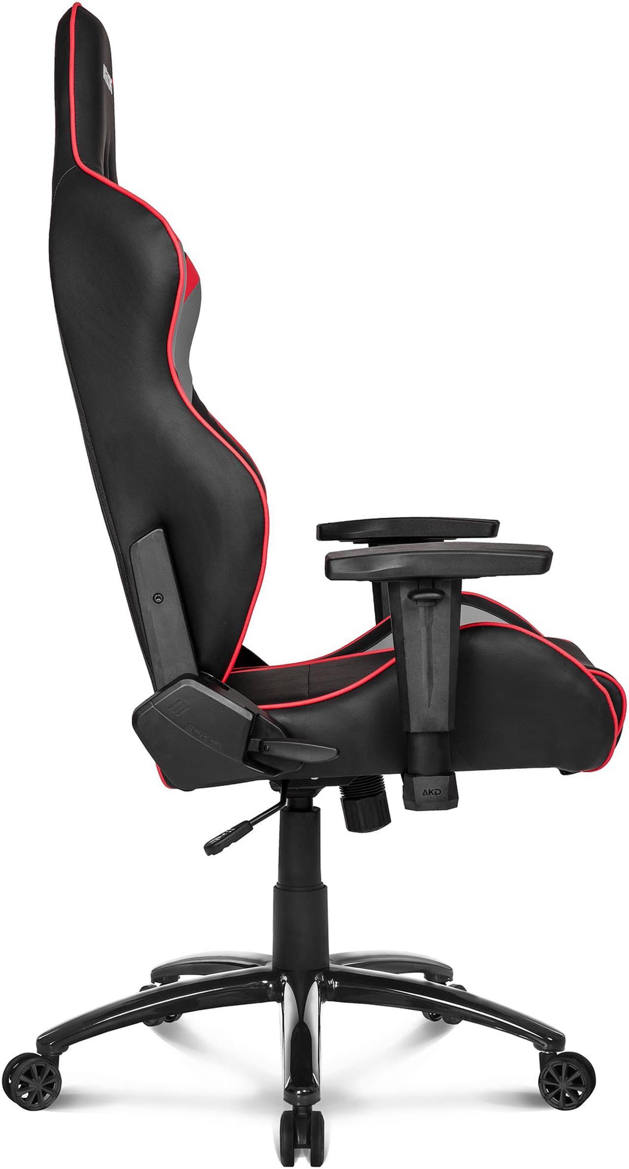 Alt view image 5 of 8 - AKRacing Overture Series Super-Premium Gaming Chair with High Backrest, Recliner, Swivel, Tilt, Rocker and Seat Height Adjustment Mechanisms with 5/10 - Red