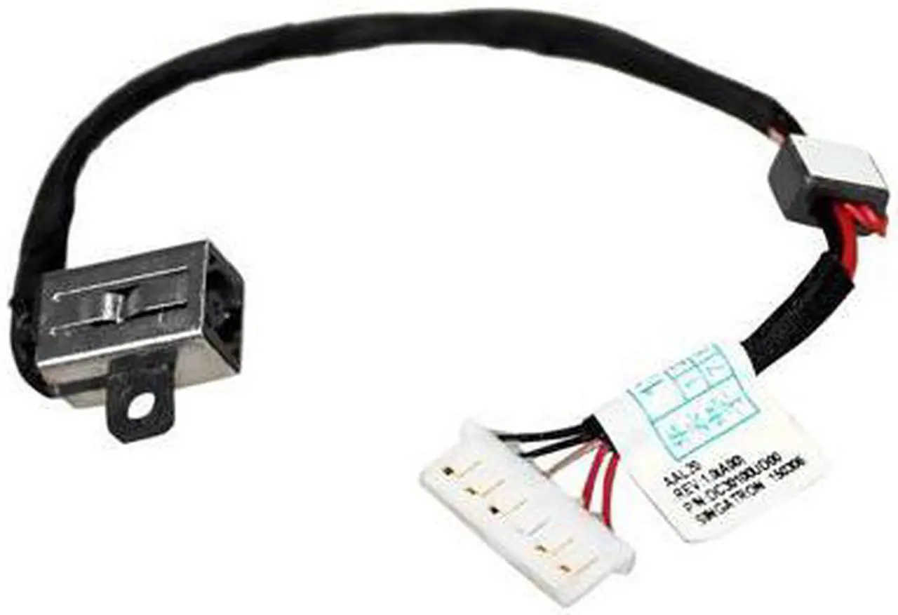 New DC Jack Power Plug In Charging Port Connector Socket with Wire ...