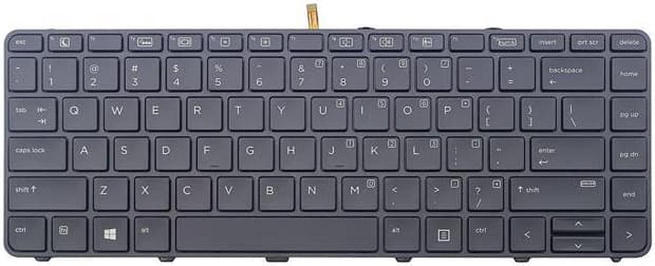 Main image of New US Layout Replacement   black color Backlit Laptop Keyboard For HP ProBook 640 G2 645 G2 Backlight Light