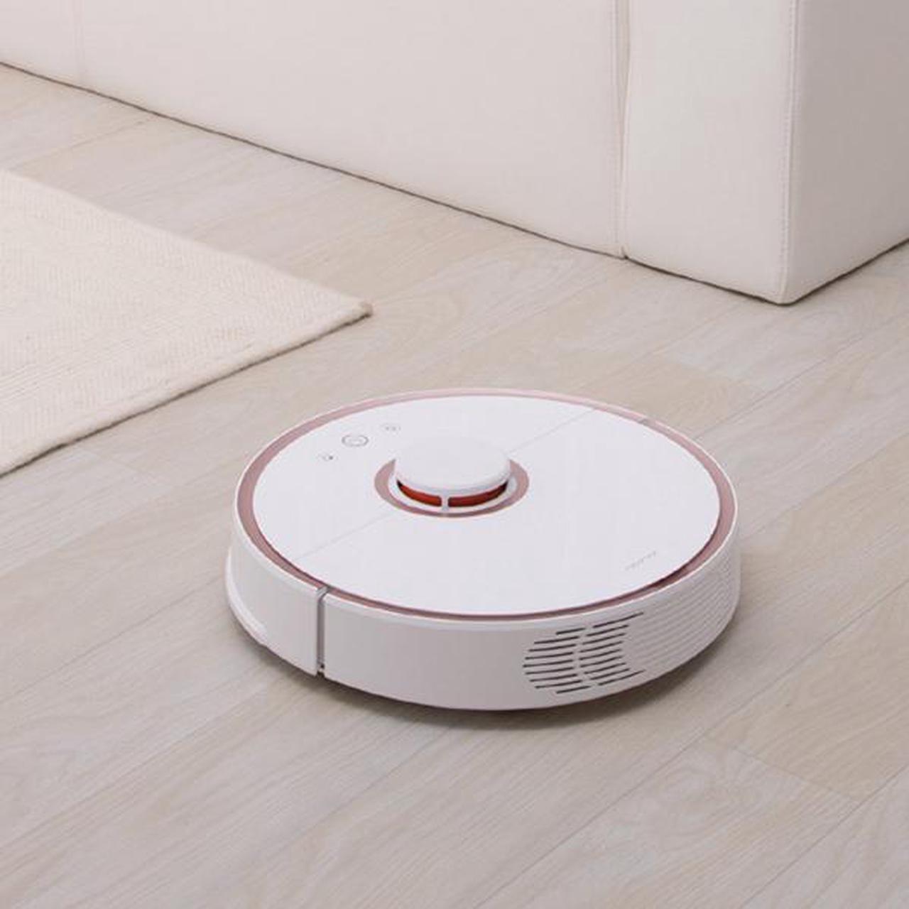 Alt view image 3 of 4 - Xiaomi Roborock S50 Smart Robot Vacuum Cleaner 2-in-1 Sweep Mop LDS Bumper SLAM 2000Pa Suction 5200mAh Battery, Rose Gold