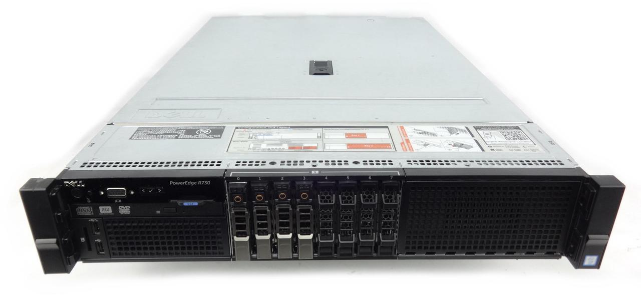 Main image of Dell Poweredge R730 8 Bay 24Core Server 2xE5-2650v4 2.4GHZ 32GB DDR4 2133 RAM 4x1.2TB 12G SAS 10K PERC H730 Redundant Power Supplies