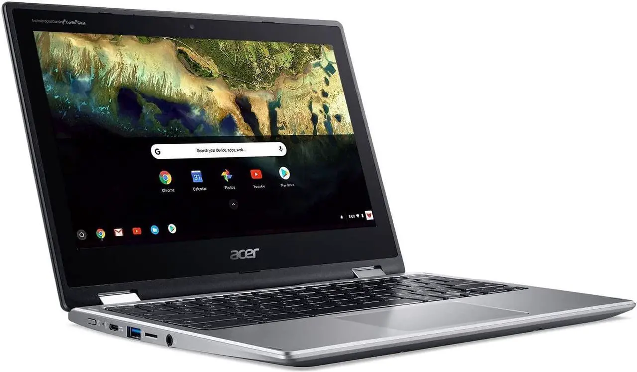Alt view image 11 of 15 - Acer Chromebook Spin 11 CP311-1H-C5PN 11.6" Touchscreen LCD 2 in 1 Chromebook - Intel Celeron N3350 Dual-core (2 Core) 1.10 GHz - 4 GB LPDDR4 - 32 GB Flash Memory - Chrome OS - 1366 x 768 - In-pl