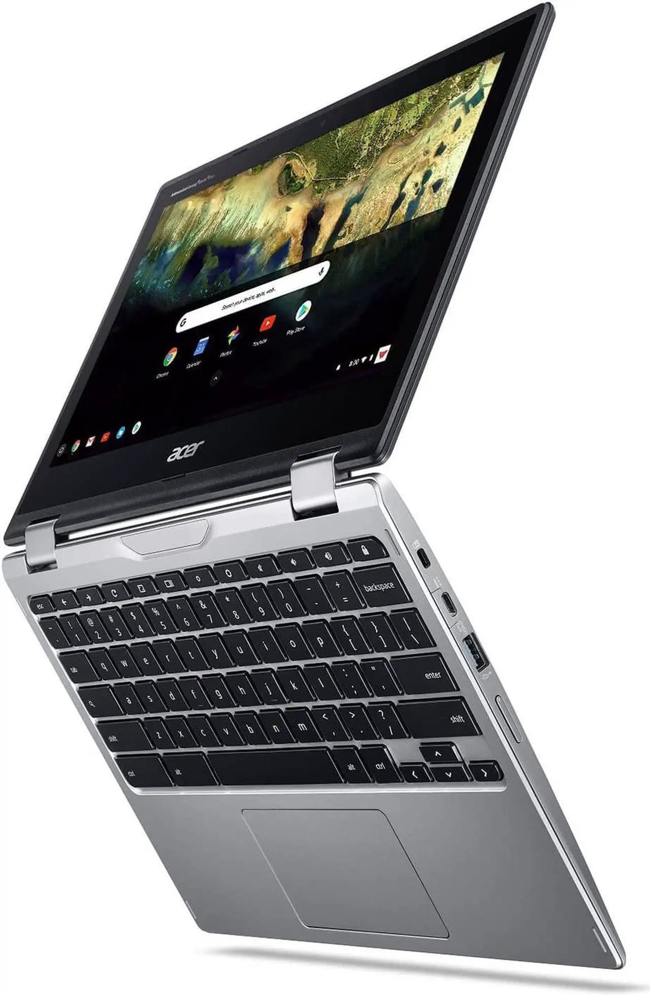 Alt view image 13 of 15 - Acer Chromebook Spin 11 CP311-1H-C5PN 11.6" Touchscreen LCD 2 in 1 Chromebook - Intel Celeron N3350 Dual-core (2 Core) 1.10 GHz - 4 GB LPDDR4 - 32 GB Flash Memory - Chrome OS - 1366 x 768 - In-pl