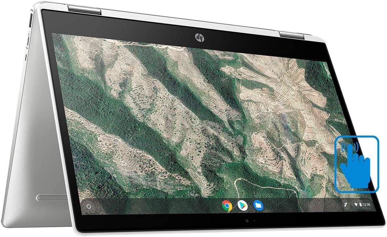Alt view image 8 of 11 - HP 14" Touchscreen 2-in-1 Chromebook - Intel Pentium Silver - 1080p
14b-ca0015cl Laptop Tablet 4GB 64GB