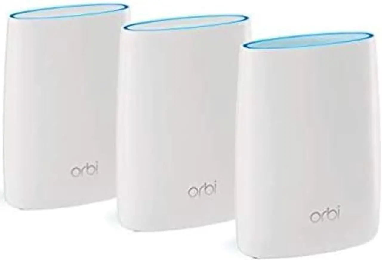 Main image of NETGEAR Orbi AC3000 Tri-Band Home WiFi System 3 Pack RBK53S-100NAS - WHITE