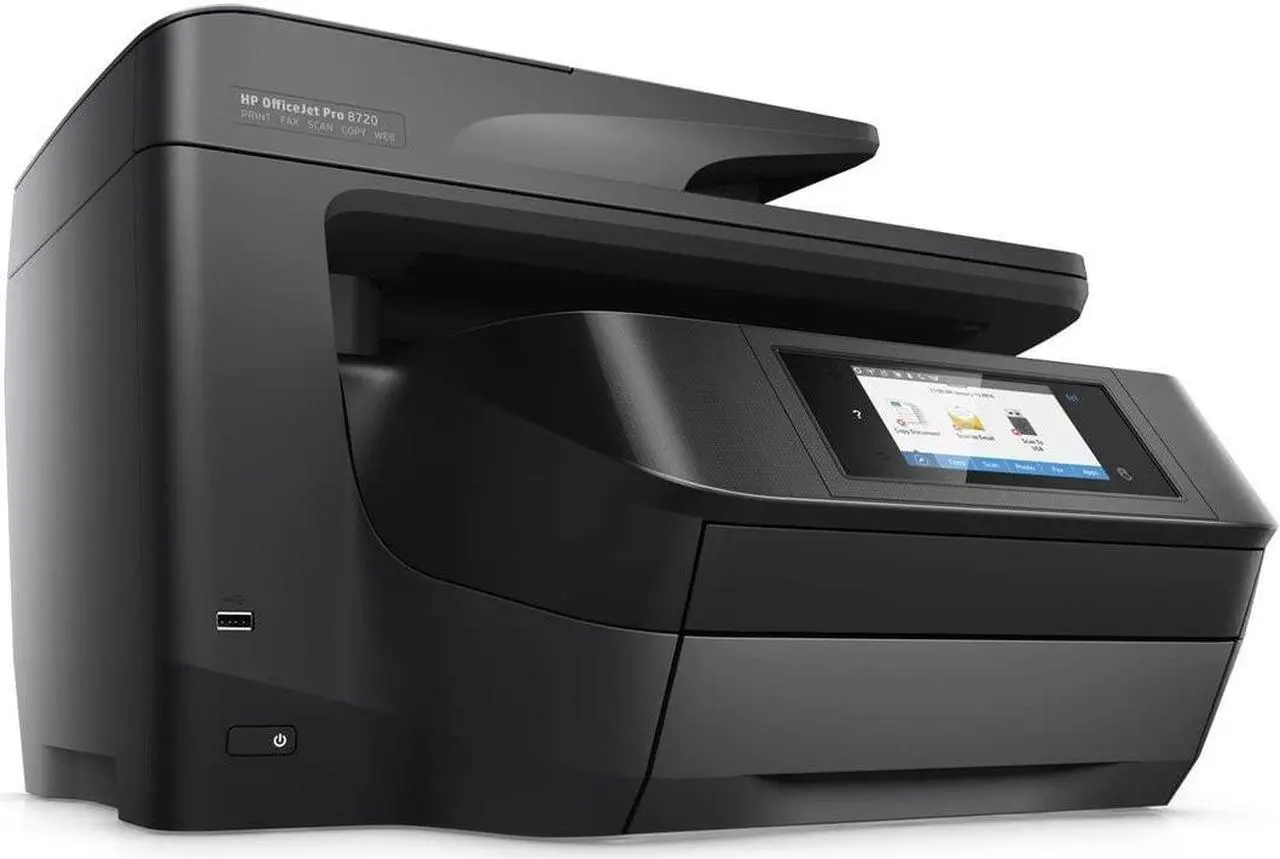Alt view image 2 of 4 - HP OfficeJet Pro 8715 All-in-One Printer Touch Screen Bluetooth J6X78A#1H3 BLACK