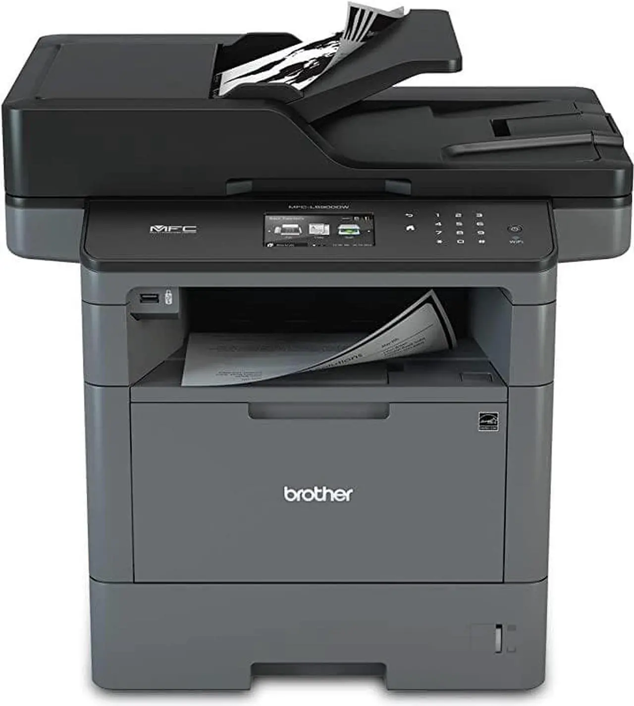 Main image of Brother Wireless Black White All-In-One Laser Printer MFC-L5900DW - Grey/Black