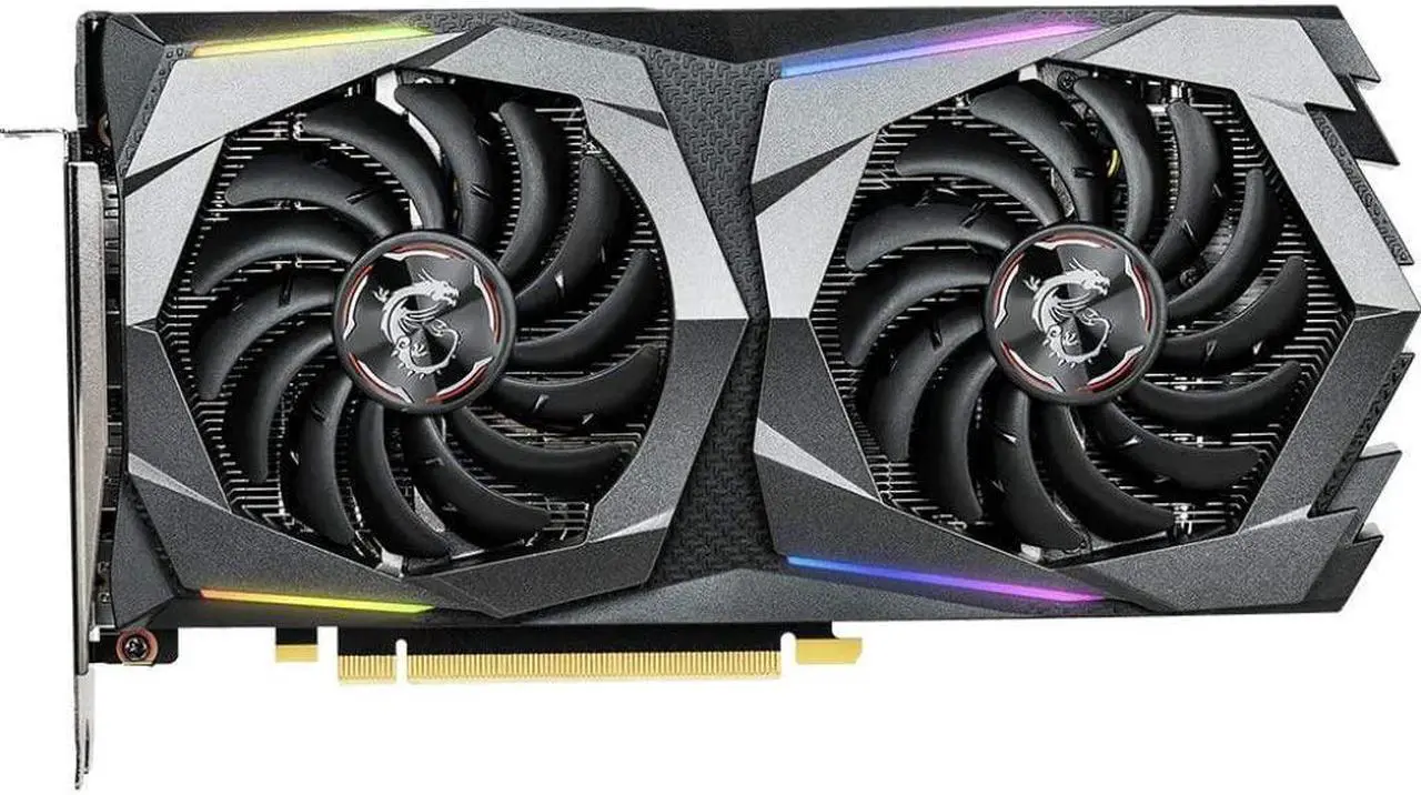 Alt view image 2 of 4 - MSI GAMING GeForce GTX 1660 Ti 6GB Graphics Card GTX-1660-TI-GAMING-6G - Black