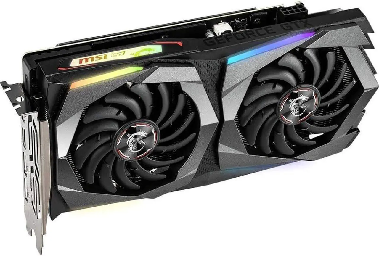 Alt view image 3 of 4 - MSI GAMING GeForce GTX 1660 Ti 6GB Graphics Card GTX-1660-TI-GAMING-6G - Black