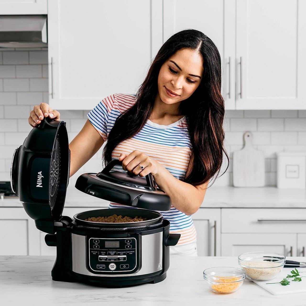Alt view image 5 of 5 - Ninja Foodi Programmable 10-in-1 5-Quart Pressure Cooker Air Fryer FD101