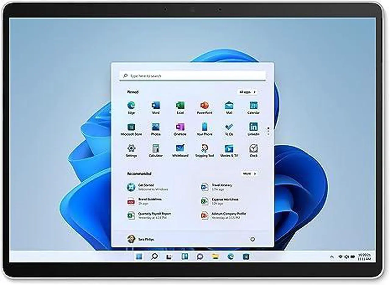 Alt view image 3 of 5 - Microsoft Surface Pro X 13" Microsoft SQ2 16GB RAM 256GB SSD WiFi + 4G LTE Platinum - Microsoft SQ2 Processor - Qualcomm Snapdragon X24 LTE modem - Laptop, tablet, or studio mode - Microsoft SQ2