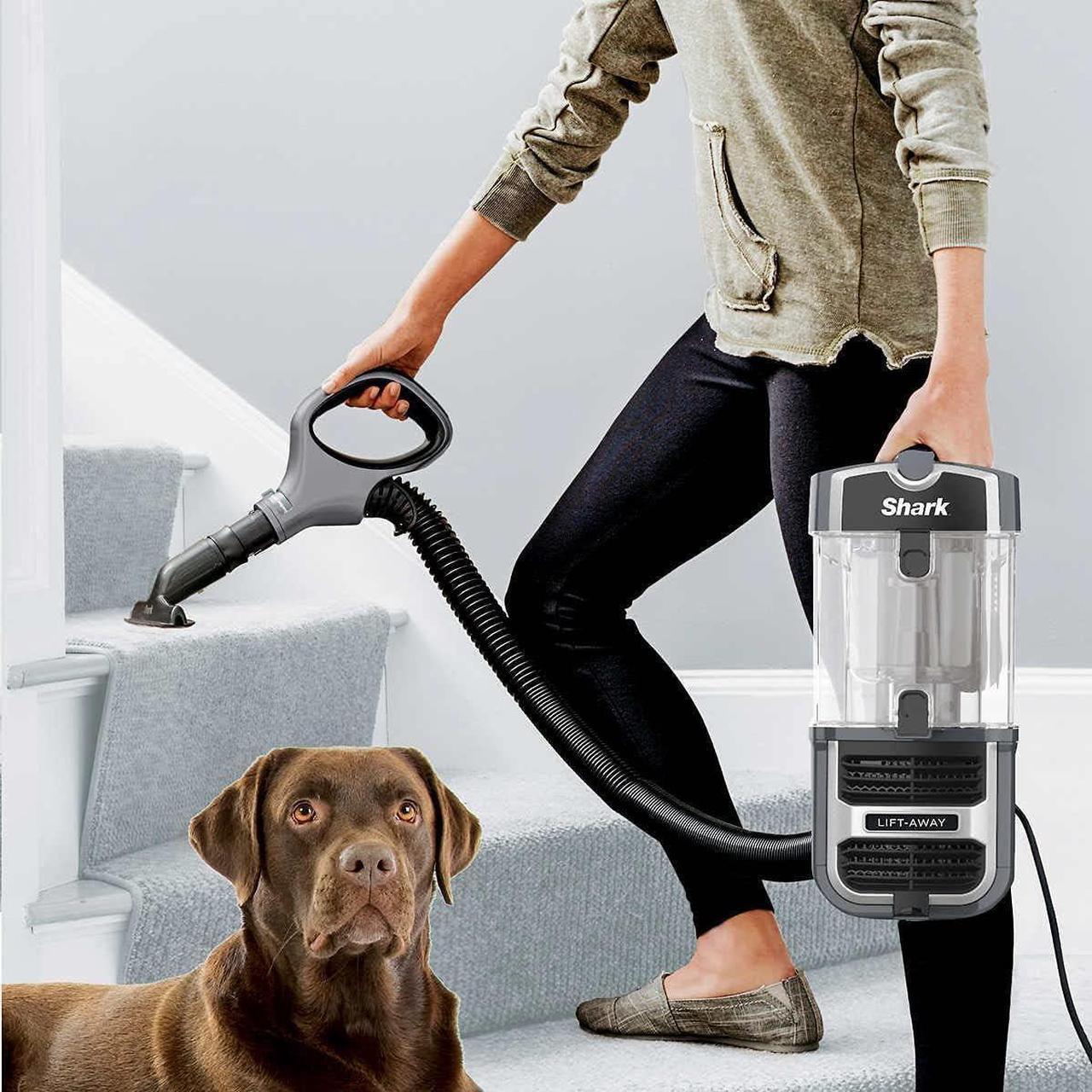 Alt view image 5 of 5 - Shark Navigator Vacuum Lift-Away Self Cleaning Brushroll HEPA Filter UV725 Gray