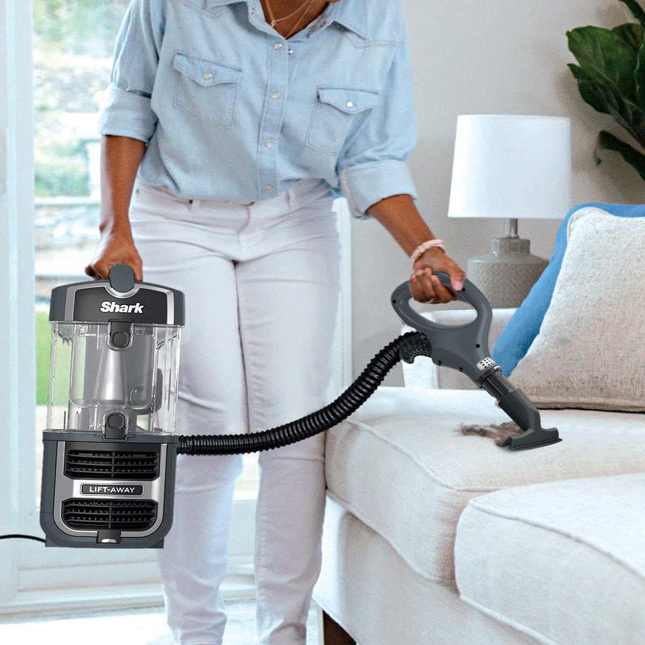 Alt view image 4 of 5 - Shark Navigator Vacuum Lift-Away Self Cleaning Brushroll HEPA Filter UV725 Gray