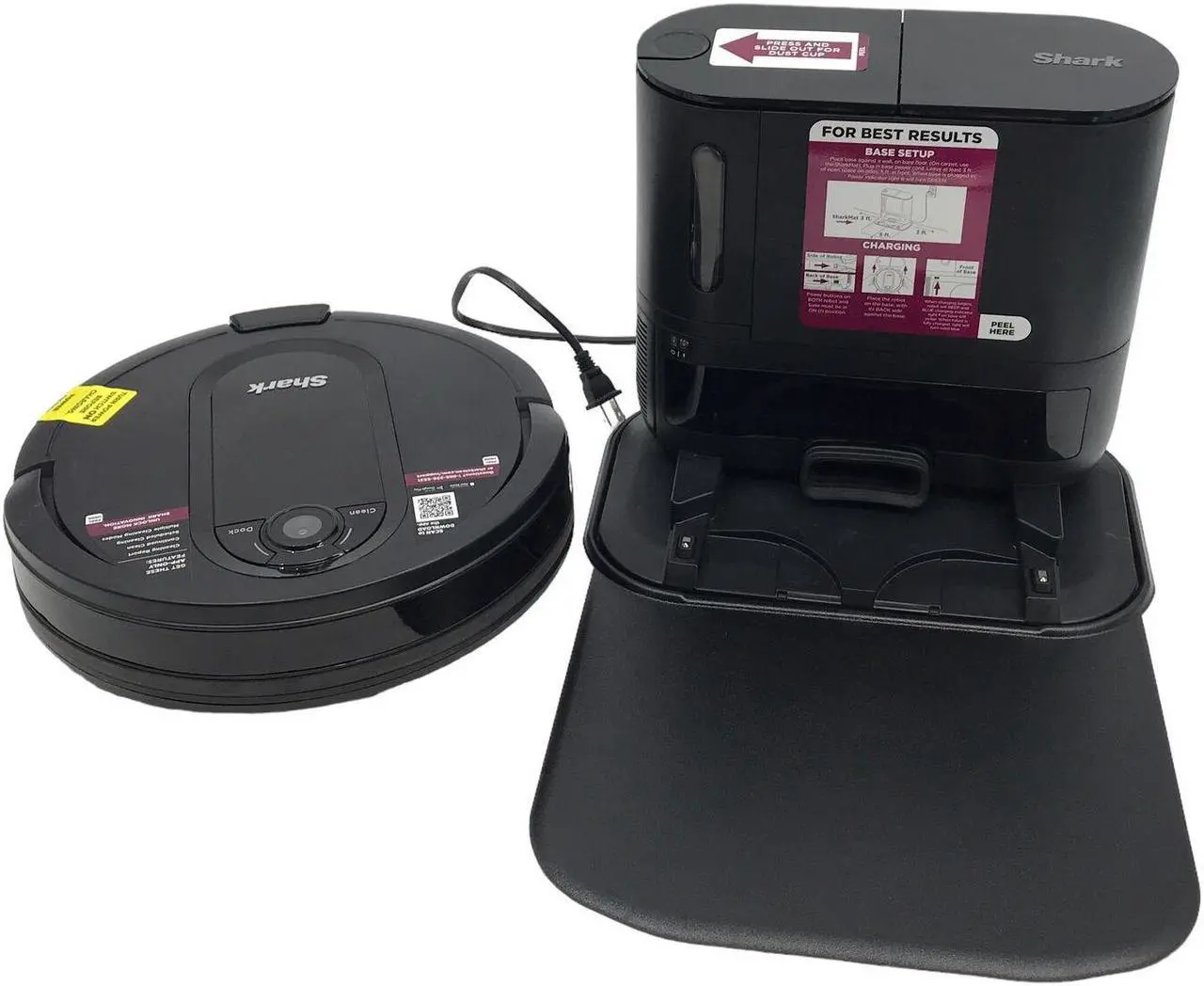 Refurbished: Shark IQ Robot (UR1300S3US) Self-Empty Base Robotic Vacuum ...