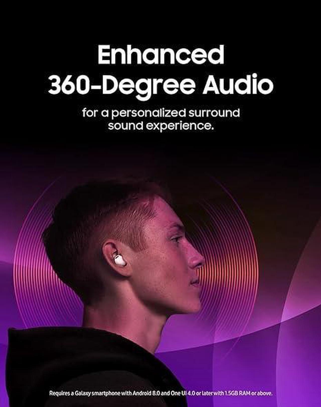 Alt view image 16 of 19 - Samsung Galaxy Buds2 Pro True Wireless Earbud Headphones Graphite SM-R510NZAAXAR