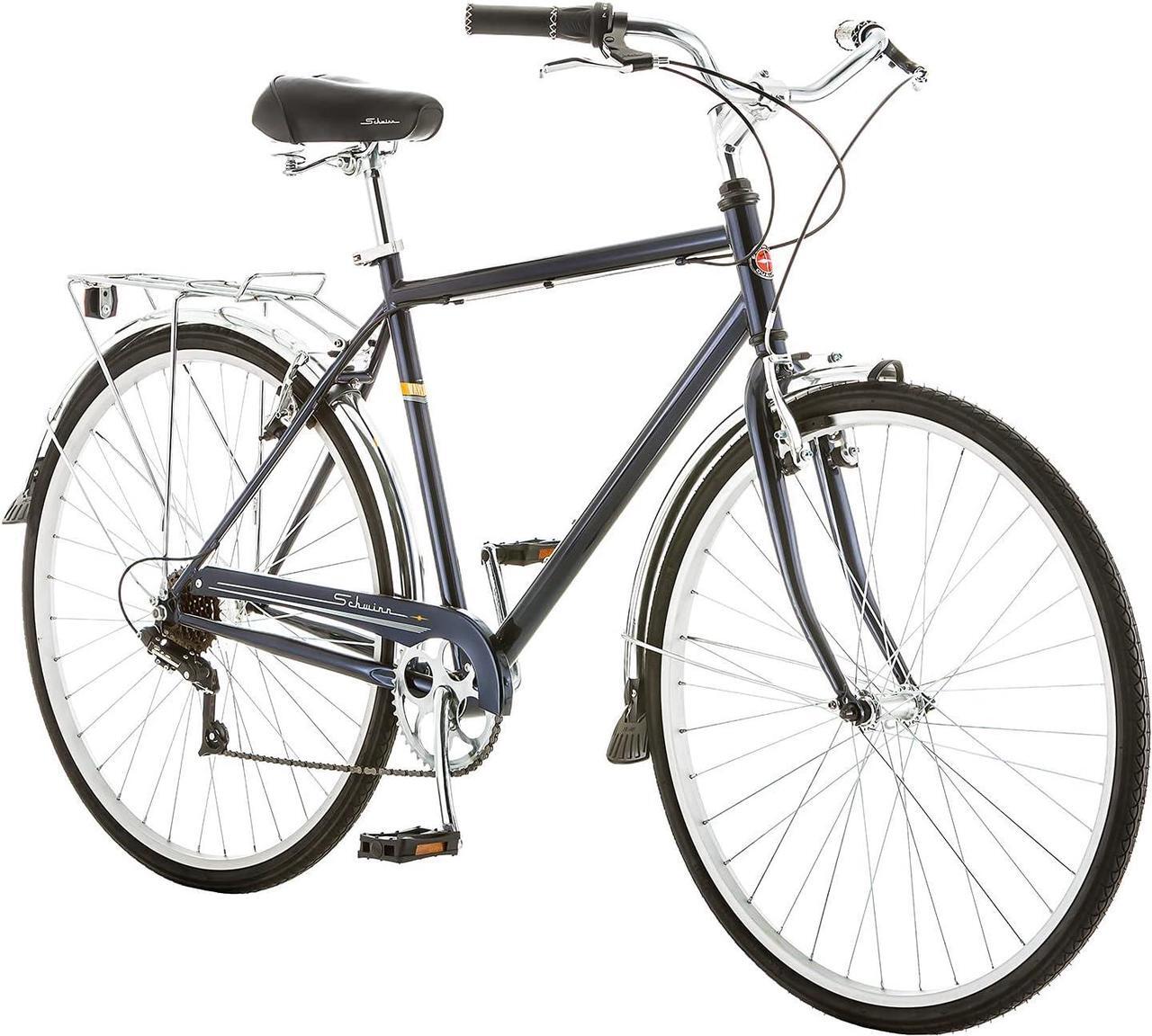 Main image of Schwinn Wayfarer Hybrid Bike 7-Speed Drivetrain 18" 700C Wheels S4032EAZ - BLUE