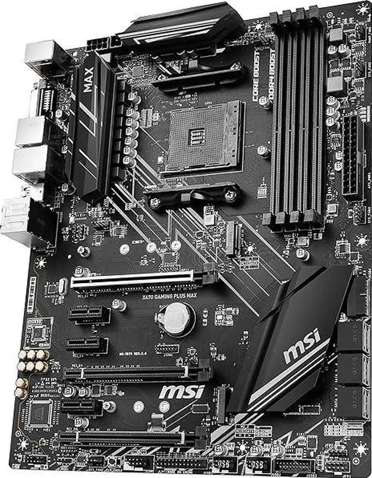 Alt view image 10 of 10 - MSI X470 GAMING PLUS MAX AM4 AMD X470 SATA 6Gb/s ATX AMD Motherboard