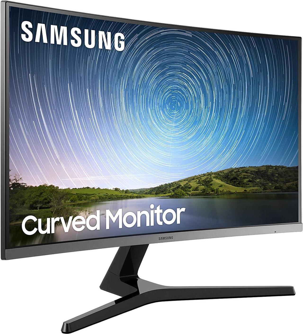 Alt view image 3 of 9 - SAMSUNG LC32R500FHNXZA-RB 32" FHD Curved Monitor - black
