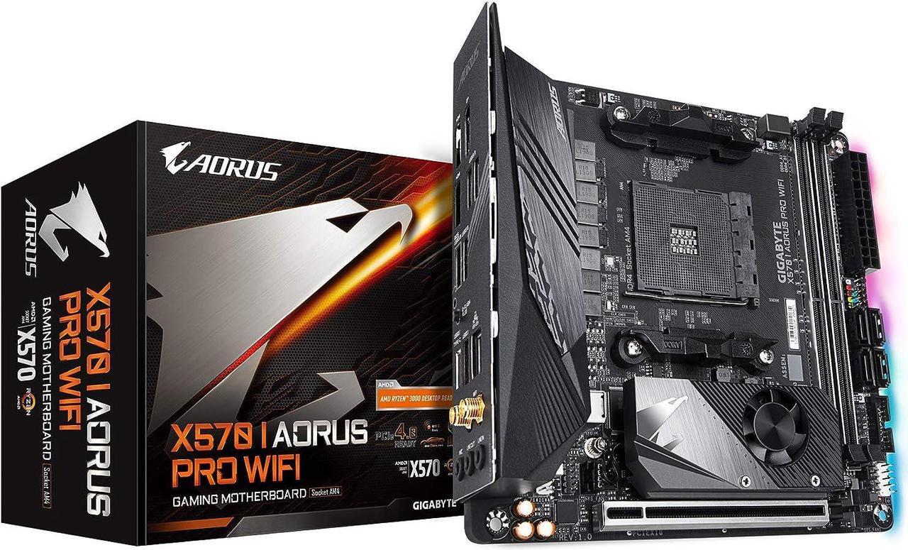 Alt view image 6 of 10 - GIGABYTE X570 I AORUS Pro Wi-Fi AMD AM4 ITX Motherboard