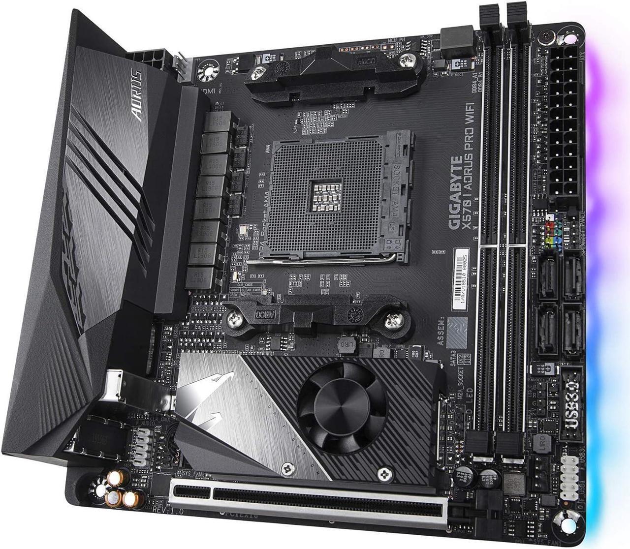 Alt view image 9 of 10 - GIGABYTE X570 I AORUS Pro Wi-Fi AMD AM4 ITX Motherboard