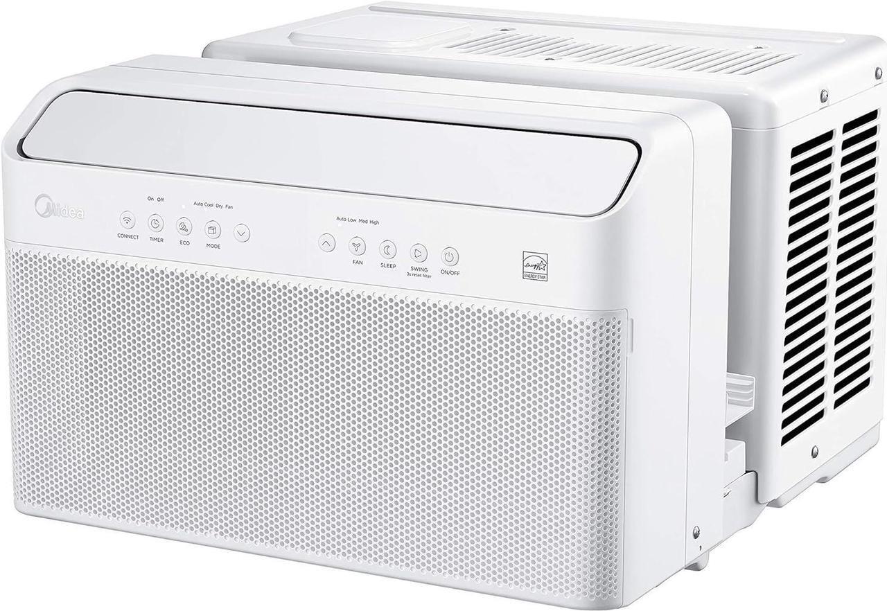 Main image of Midea 8,000 BTU U-Shaped Smart Inverter Air Conditioner MAW08V1QWT - WHITE