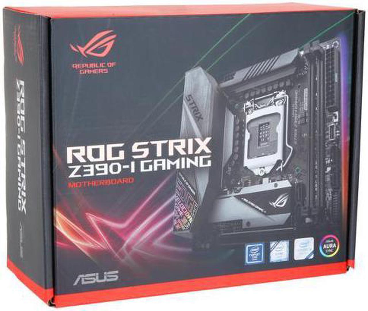 Alt view image 6 of 6 - ASUS ROG Strix Z390-I Gaming Motherboard LGA1151 (Intel 8th and 9th Gen) Mini ITX (mITX) DDR4 DP HDMI M.2 USB 3.1 Gen2 Onboard 802.11 ac Wi-Fi