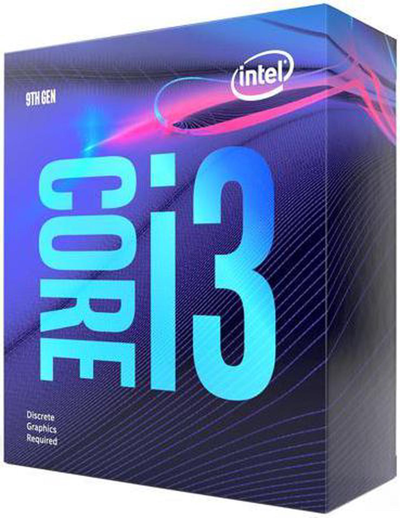 Intel Core i3-9100F Coffee Lake 4-Core 3.6 GHz (4.2 GHz Turbo) LGA 1151 (300 Series) 65W BX80684i39100F Desktop Processor Without Graphics