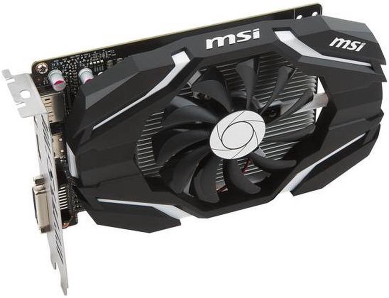 MSI GeForce GTX 1050 DirectX 12 GTX 1050 2G OC 2GB 128-Bit GDDR5 PCI Express 3.0 x16 HDCP Ready ATX Video Card