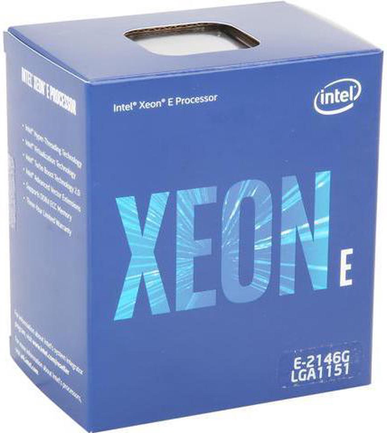 Intel Xeon E-2146G Coffee Lake 3.5 GHz LGA 1151 80W BX80684E2146G Server Processor Intel UHD Graphics P630