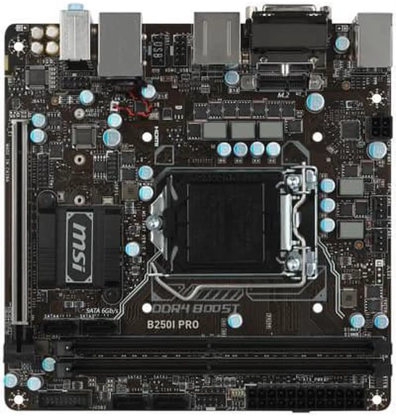 Alt view image 3 of 4 - MSI B250I PRO LGA 1151 Intel B250 HDMI SATA 6Gb/s USB 3.1 Mini ITX Intel Motherboard