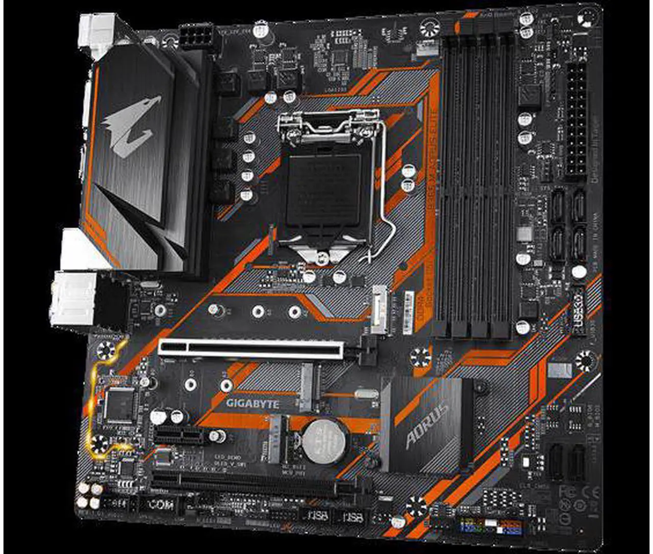 Main image of GIGABYTE B365M AORUS ELITE LGA 1151 (300 Series) Intel B365 SATA 6Gb/s Micro ATX Intel Motherboard