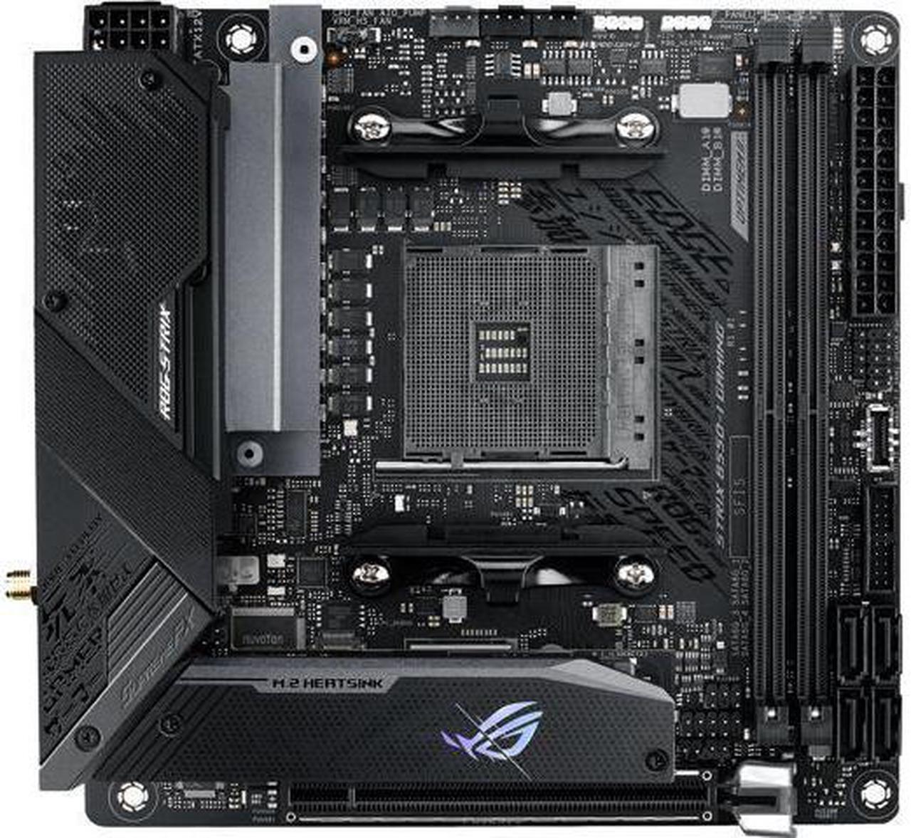 Alt view image 2 of 14 - ASUS ROG STRIX B550-I GAMING AM4 AMD B550 SATA 6Gb/s Mini ITX AMD Motherboard