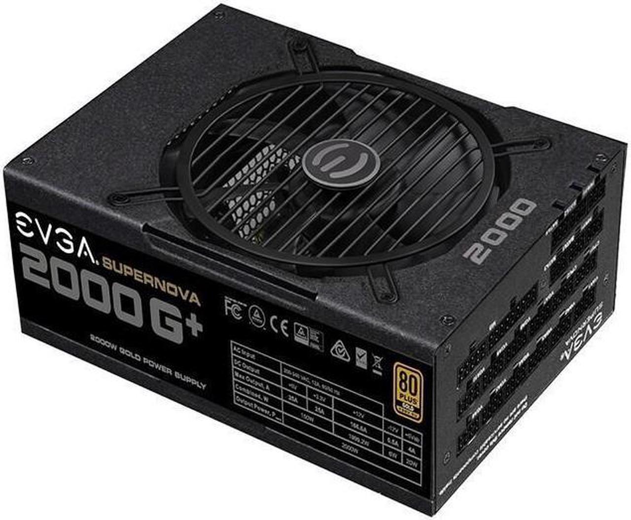 SuperNOVA 2000 G+ 2000W Computer Power Supply,80PLUS Gold Medal,Full Module,FDB Bearing Fan,Full Japanese Capacitor,Suitable For Working Under 220V,Desktop Host Power Supply