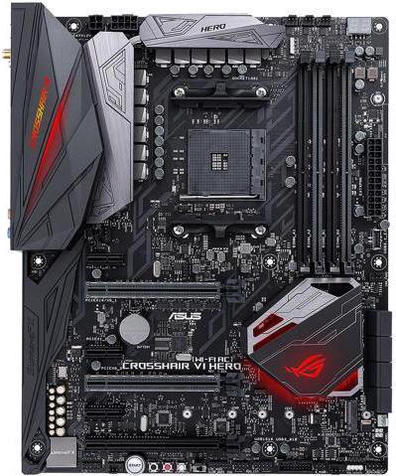 ROG CROSSHAIR VI HERO (WI-FI AC) AM4 AMD X370 SATA 6Gb/s USB 3.1 ATX AMD Motherboard