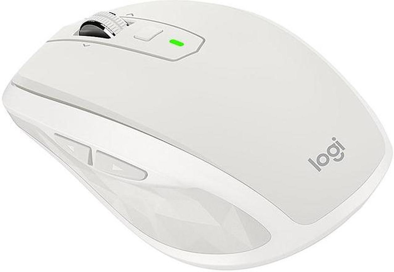 MX Anywhere 2S Wireless Mobile Mouse with Cross-Computer Control for Mac and Windows (Light Grey)