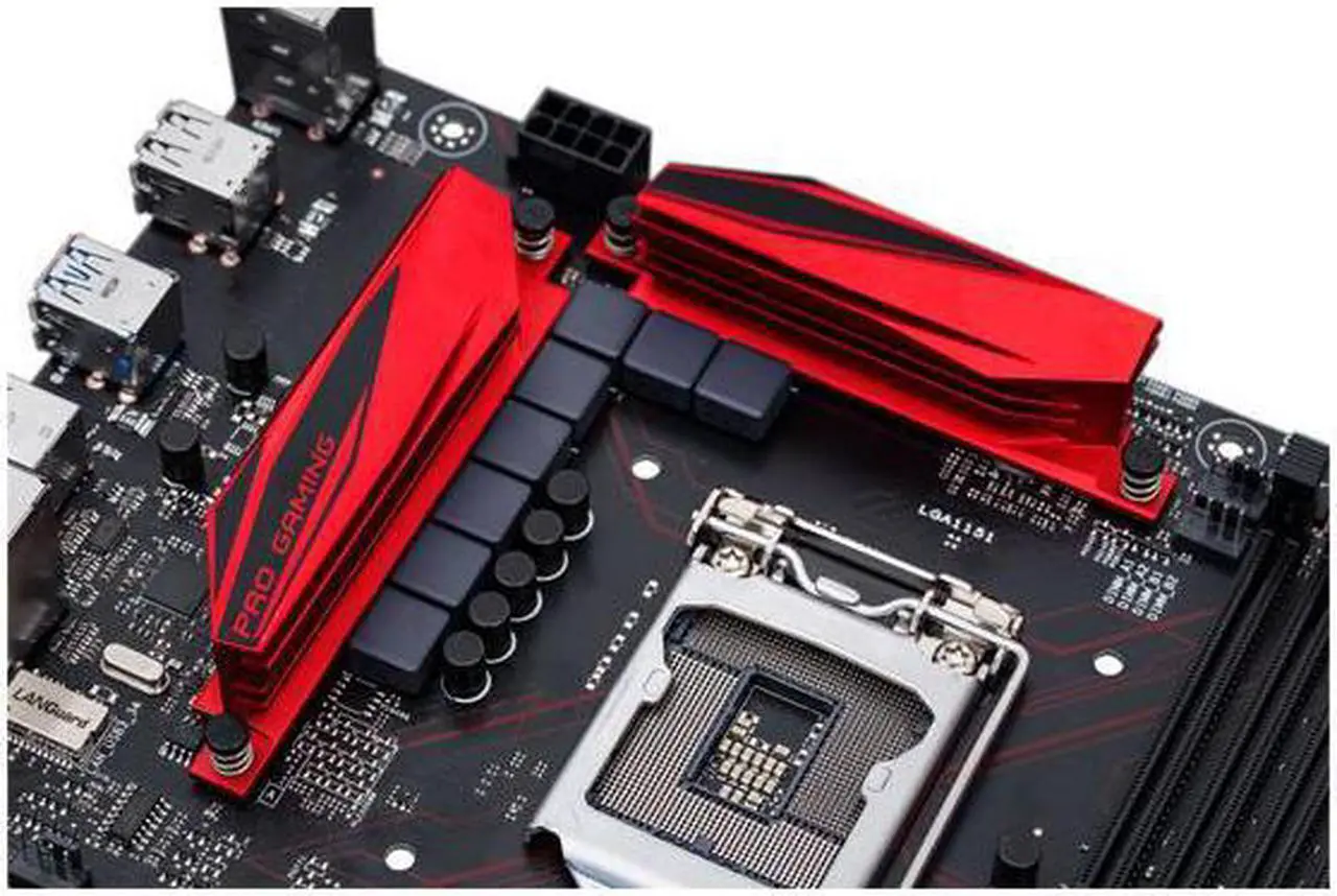 Alt view image 5 of 7 - ASUS E3 PRO GAMING V5 LGA 1151 Intel C232 SATA 6Gb/s USB 3.1 USB 3.0 ATX Intel Motherboard