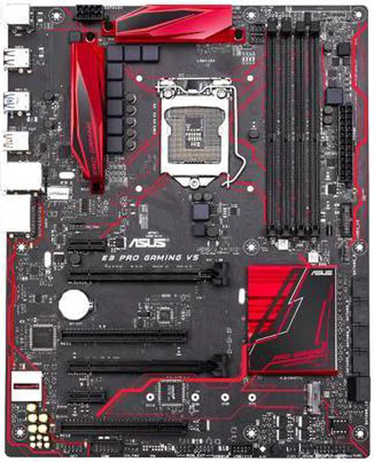 Alt view image 4 of 7 - ASUS E3 PRO GAMING V5 LGA 1151 Intel C232 SATA 6Gb/s USB 3.1 USB 3.0 ATX Intel Motherboard