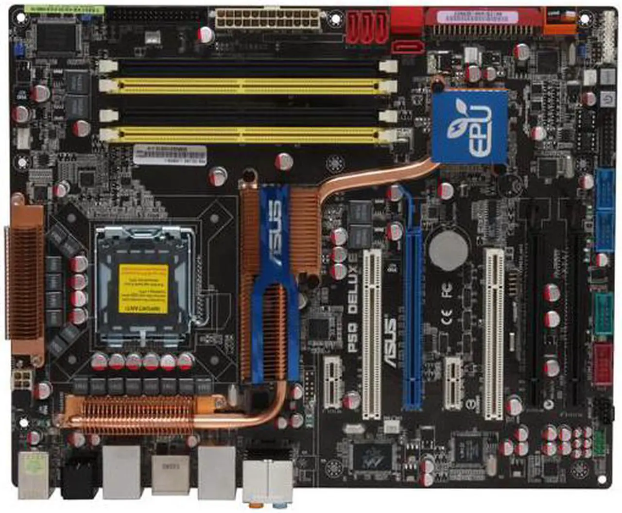Main image of ASUS P5Q Deluxe LGA 775 Intel P45 Intel Motherboard