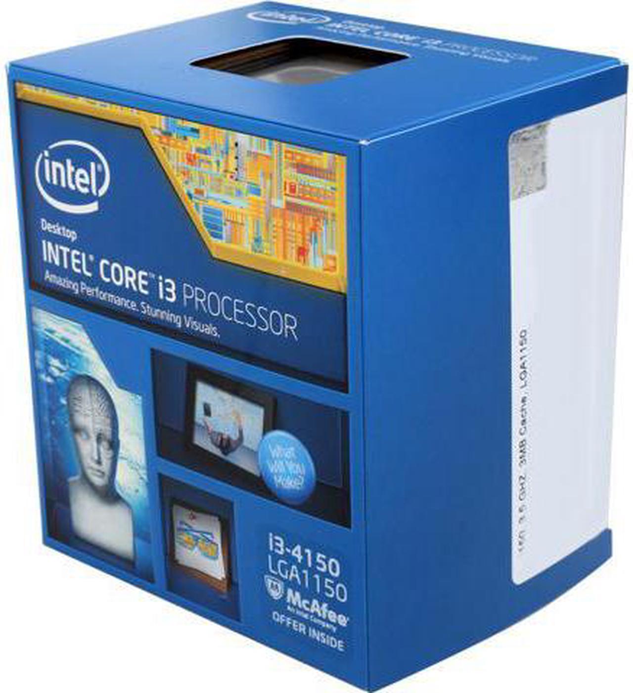 Intel Core i3-4150 Haswell Dual-Core 3.5 GHz LGA 1150 54W BX80646I34150 Desktop Processor Intel HD Graphics 4400