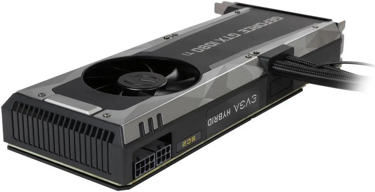 Alt view image 4 of 7 - EVGA GeForce GTX 1080 Ti SC2 HYBRID GAMING, 11G-P4-6598-KR, 11GB GDDR5X, HYBRID & LED, iCX Technology - 9 Thermal Sensors Video Graphics Card