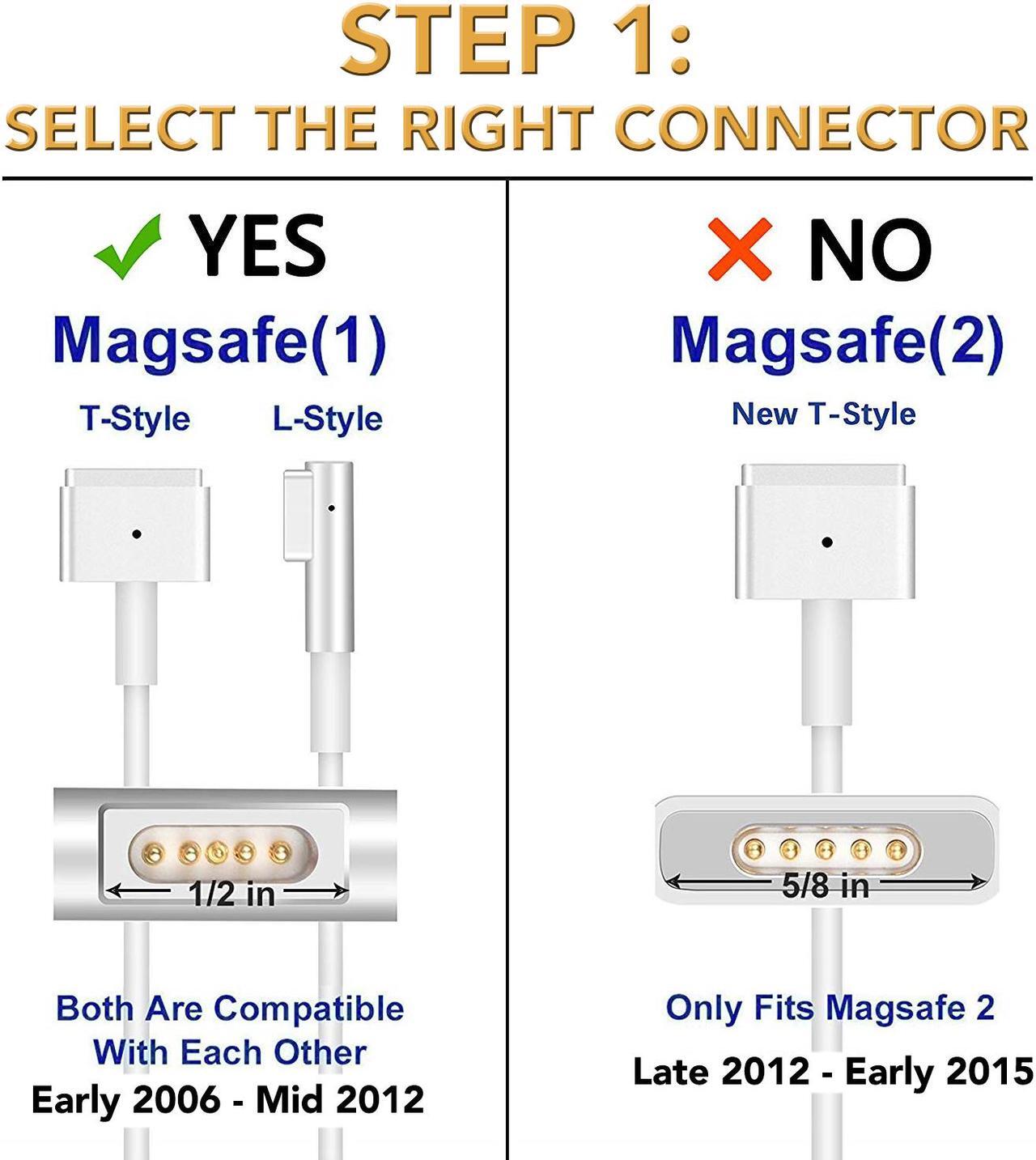 Alt view image 2 of 7 - 60W 16.5V 3.65A AC Adapter Charger For Apple MacBook Pro 13" A1330 A1278 (Before Mid 2012 Models)