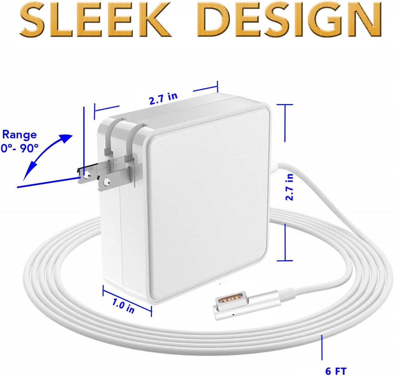 Alt view image 4 of 7 - Charger Adapter Power Supply for 2007 2008 2009 2010 2011 Apple Macbook Air 11"13" A1237 A1304 45W 14.5V (Before Mid 2012 Models) Laptop Power Supply Charger Cord Plug ZA-APPLE-45W