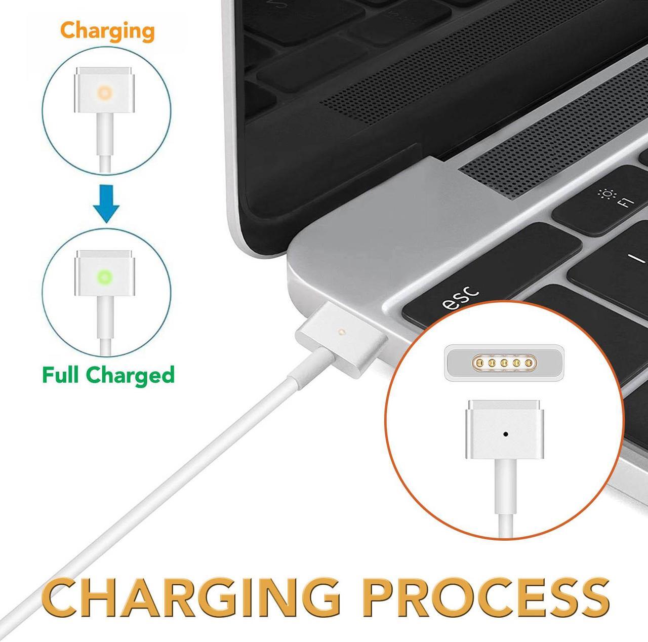 Alt view image 7 of 7 - 85W AC Power Adapter Charger for 2013 2014 2015 Apple Macbook Pro Retina 15" (After Mid 2012 Models) Laptop Power Supply Charger Cord Plug (ZA-APPLE-85W-MS2)