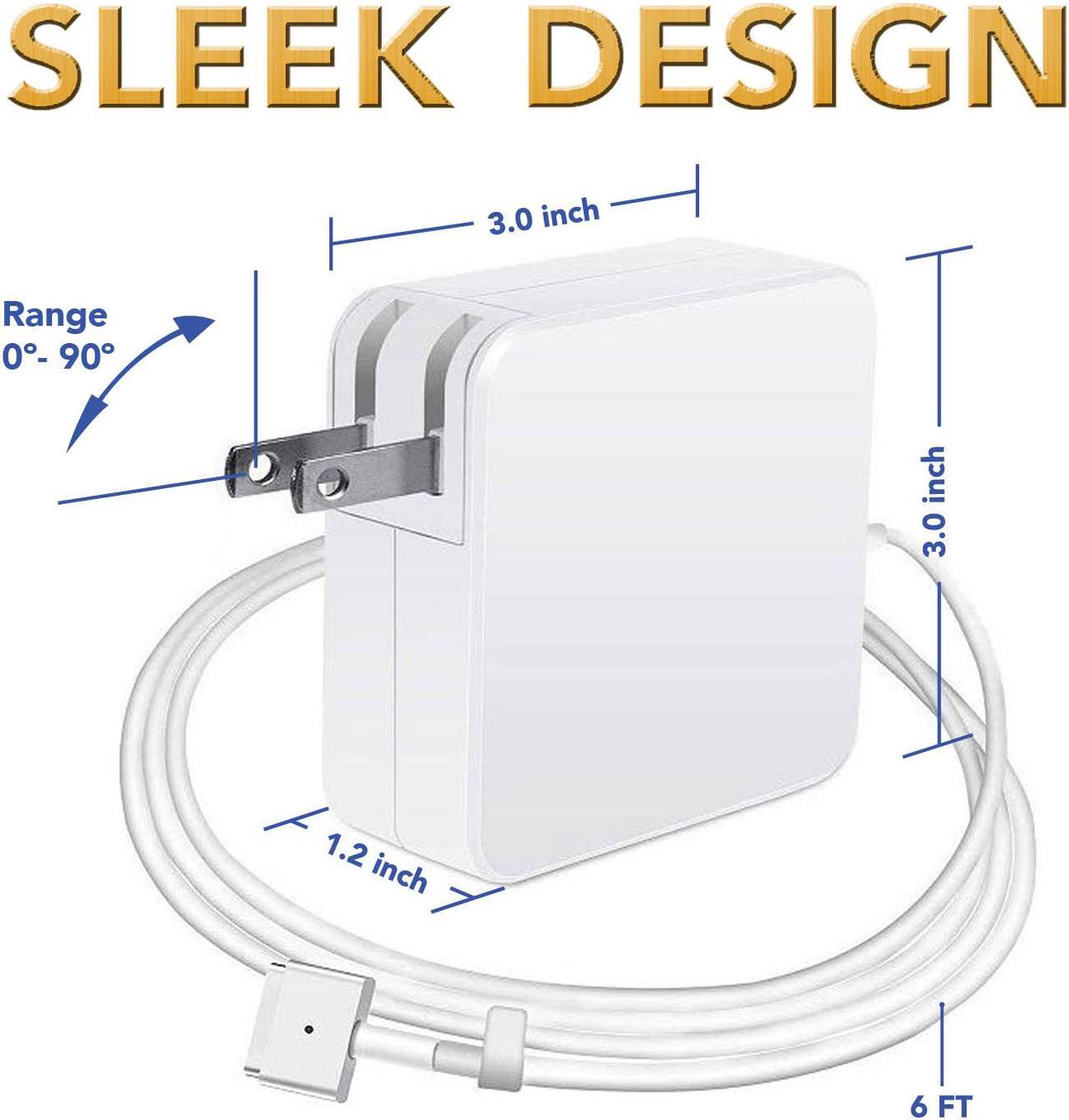 Alt view image 4 of 7 - 85W 18.5V 4.6A AC Power Charger Adapter for 2013 2014 2015 Apple MacBook Pro A1398 A1424 (After Mid 2012 Models) Laptop Power Supply Charger Cord Plug ZA-APPLE-85W-MS2