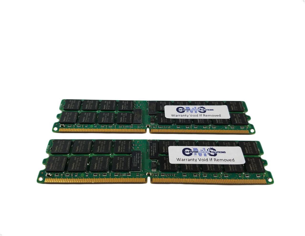 Alt view image 4 of 4 - CMS 8GB (2X4GB) DDR2 3200 400MHZ ECC REGISTERED DIMM Memory Ram Upgrade Compatible with Dell® Poweredge 1800 Ddr2-Pc3200 For Server Only - B47