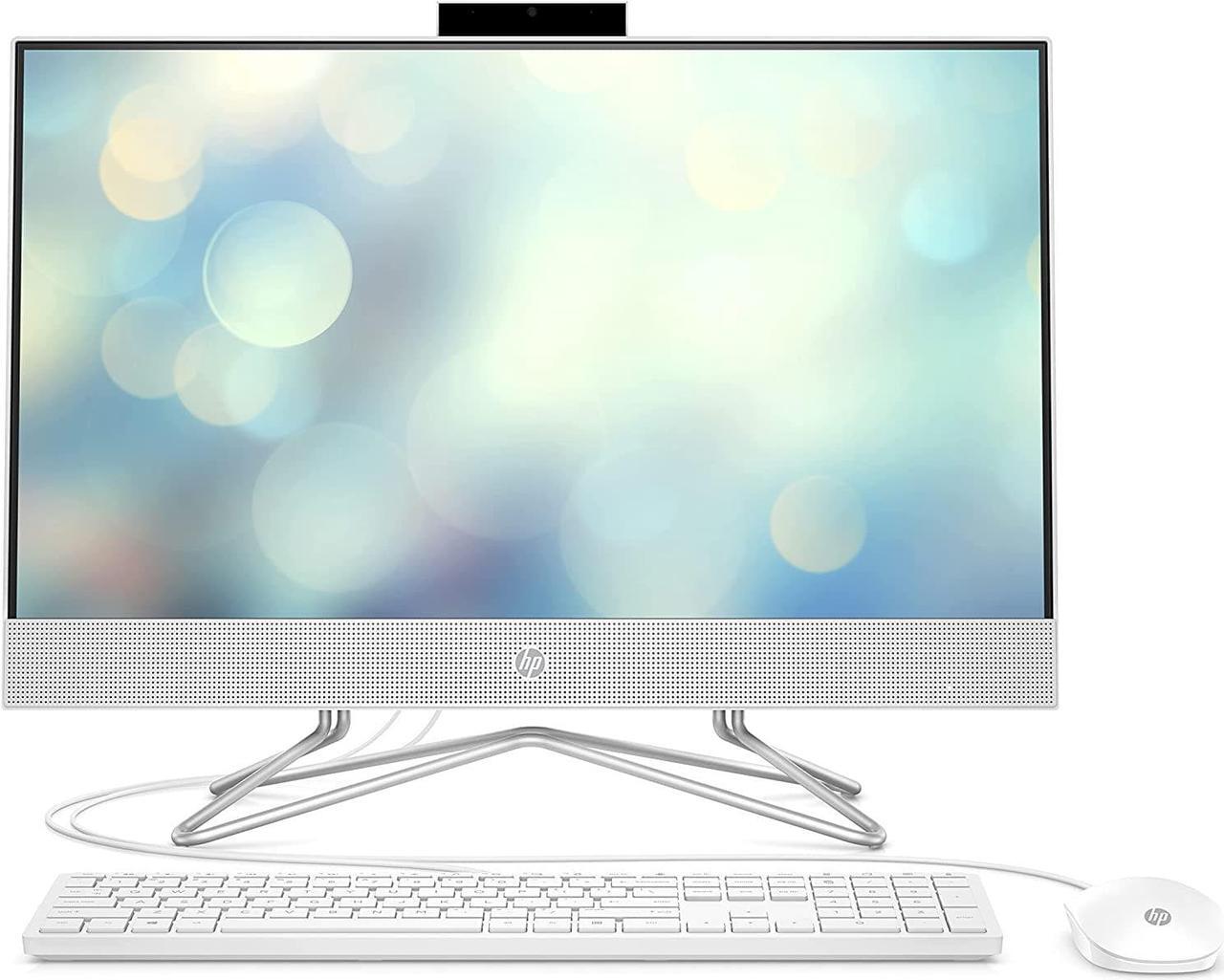 Main image of HP All In One 22-dd0210 Athon Silver 3050U 4GB RAM 256 GB SSD Win11 Desktop PC