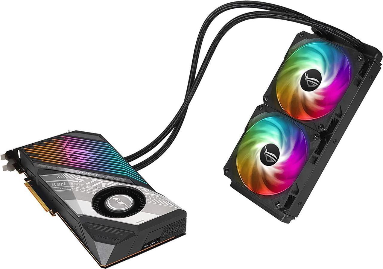 Alt view image 3 of 4 - ASUS Radeon RX 6800 XT ROG STRIX GAMING 16GB GDDR6 ROG-STRIX-LC-RX6800XT-O16G-GAMING Video Graphic Card GPU