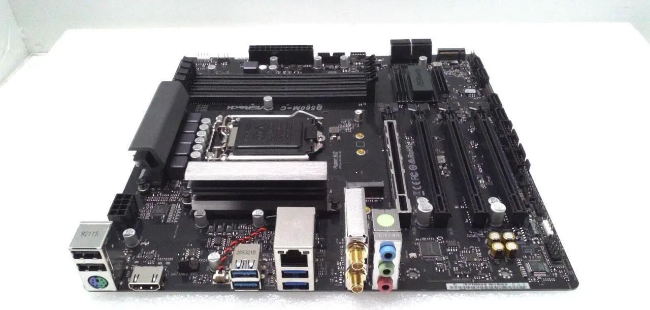 Alt view image 2 of 2 - ASRock B560M-C LGA 1200 Intel B560 MicroATX M.2 Desktop Motherboard B