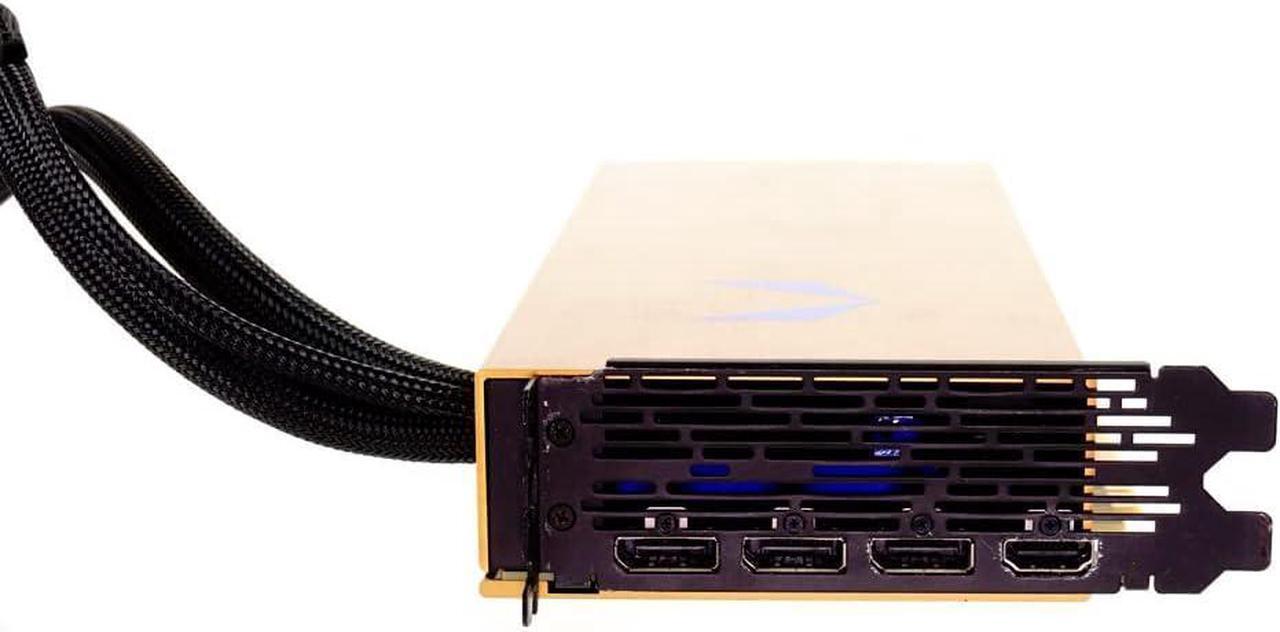 Alt view image 2 of 4 - AMD Radeon RX Vega 64 Frontier Edition Liquid Cooled 16GB HBM2 Radeon Vega Frontier Edition Video Graphic Card GPU