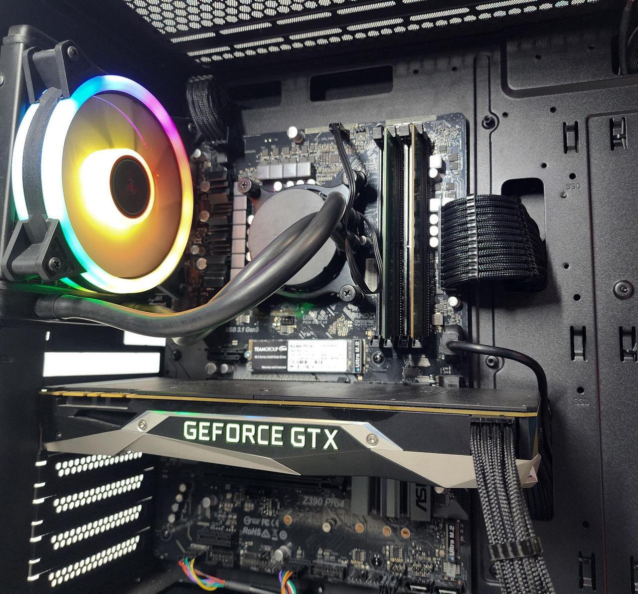 Alt view image 5 of 5 - Gaming PC i7-8700K 16GB RAM 512GB SSD GTX 1080 8GB Windows 11 Computer